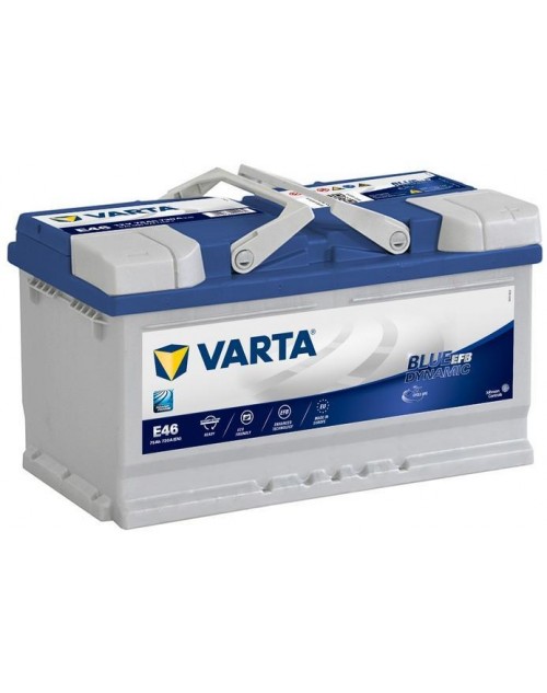 Varta EFB Blue Dynamic 12V 75Ah E46 730A cod 575500 073 baterie auto pentru Start Stop 